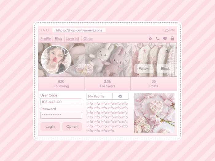 Cute Pink Blog